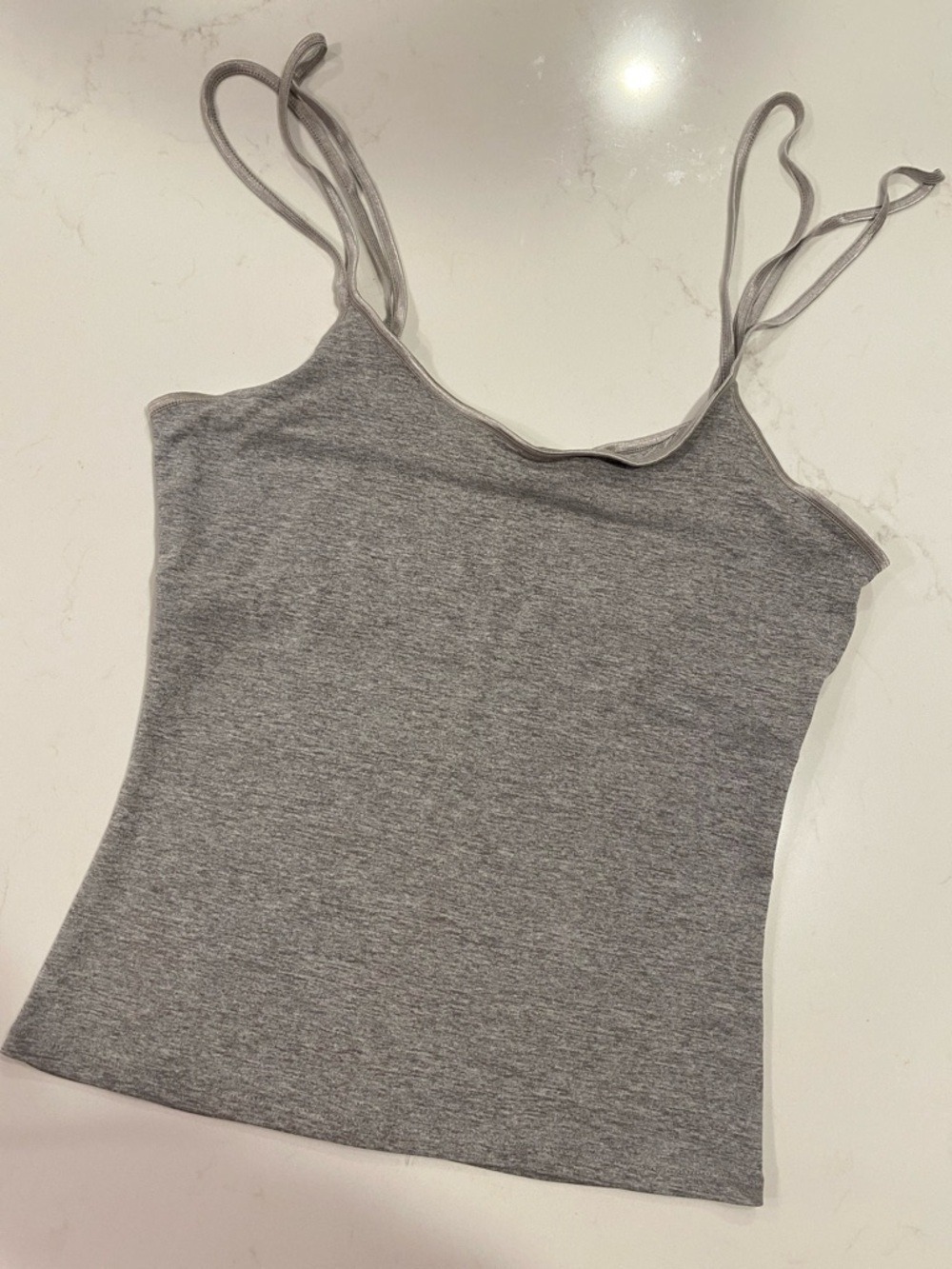 Cinema etoile vintage Grey Double-Strap Cami Tank Top